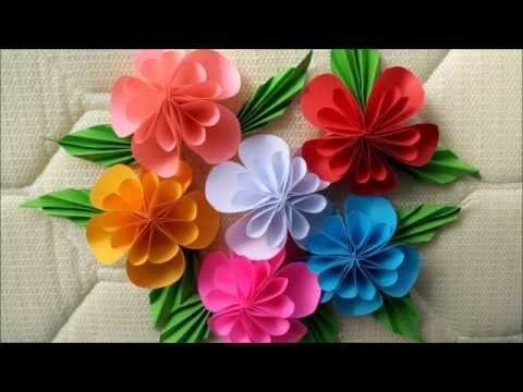 Easy to make Beautiful Paper Flowers