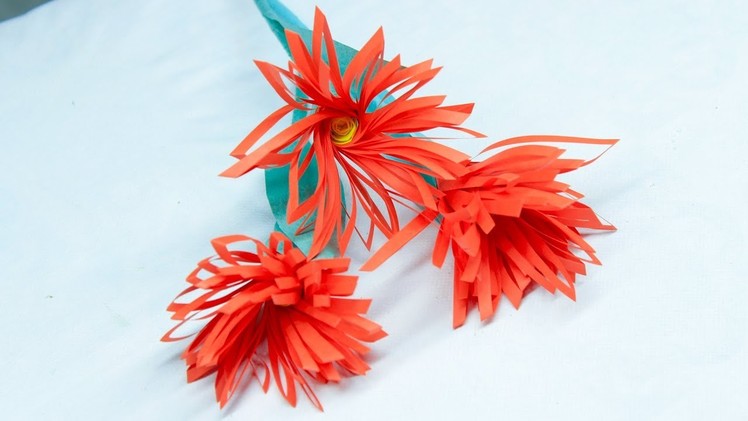 English Daisy paper flowers | Paper Flower Tutorial | Paper Flowers decorations