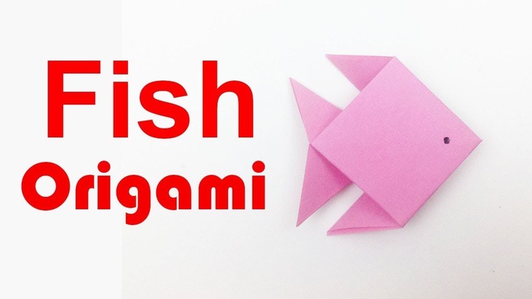 Fish ???? Origami: How to Make A Paper Fish? Origami Fish Step by Step Tutorial - Paper Folds Craft DIY