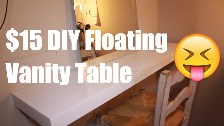 Floating Vanity DIY
