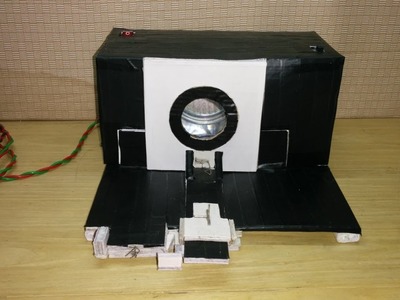Homemade Paper and Cardboard Slide Projector
