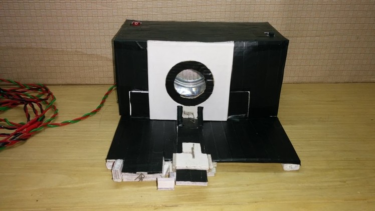 Homemade Paper and Cardboard Slide Projector