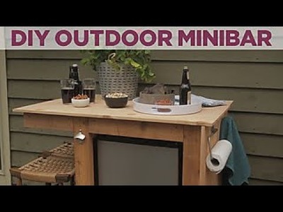 How To Build an Outdoor Minibar - DIY Network