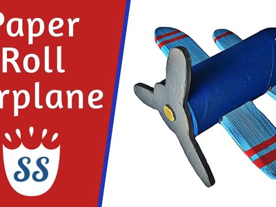 How to Make a Paper Airplane Easy For Kids. Toilet Paper Roll Craft Projects