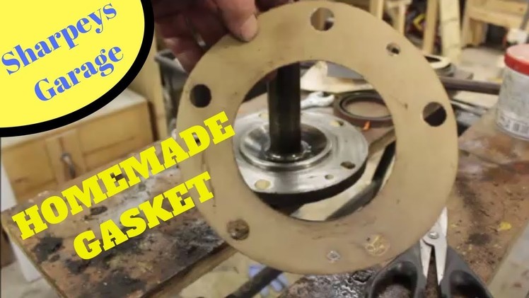 How to make a paper gasket old school