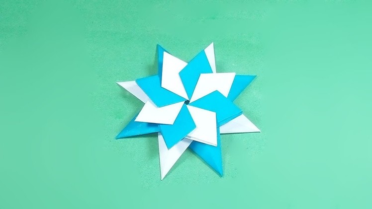 How to make a Paper Magic Star - Origami Magic Star Instructions - Easy Paper origami