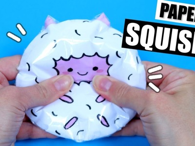 How To Make A Paper Sqishy! DIY SQUISHY WITHOUT FOAM