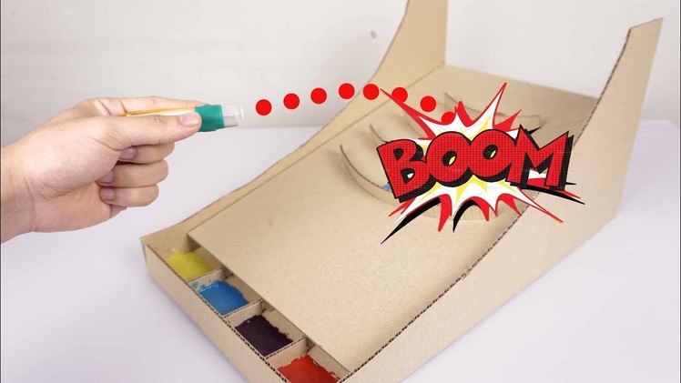 How To Make Amazing Marble Popper Game from Cardboard