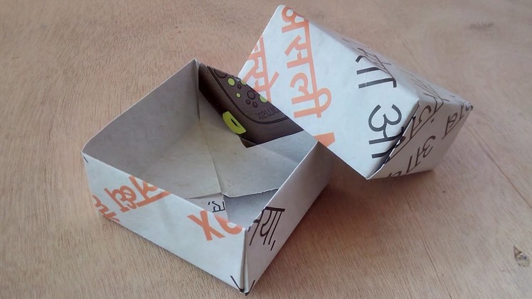 How to make own paper box from Poster Paper without Glue,How to make box from paper At Home