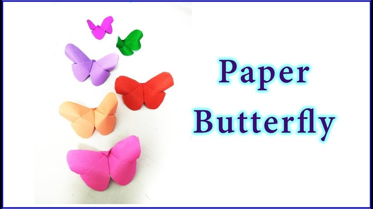How to make paper butterfly || Origami || kids crafts