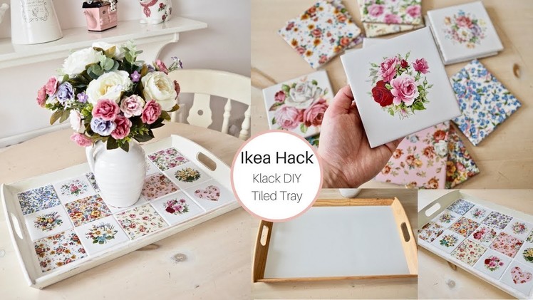 How to tile a tray, using the IKEA Klack tray