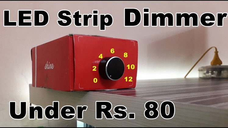 LED Strip Dimmer | Variable Power Supply 0-12 Volt | Diy Light Dimmer