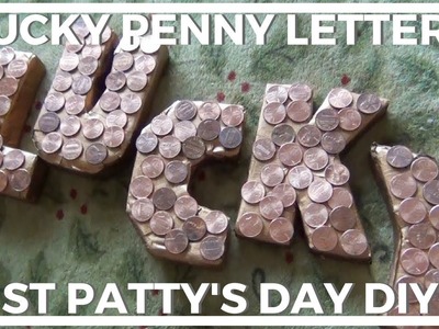 Lucky Penny Letters ♥ St Patrick's Day DIY