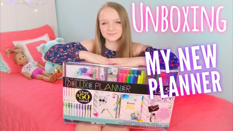 MY 2018 PLANNER | UNBOXING MY DIY DELUXE PLANNER | Bryleigh Anne