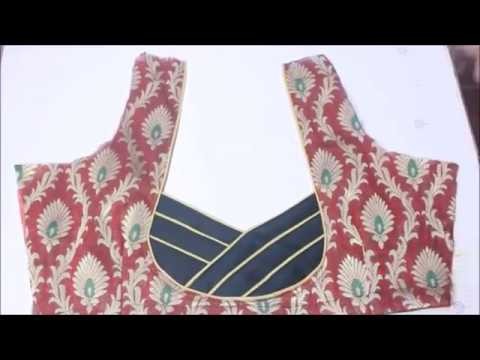 New Model Patch Work Designer Blouse Made Very Simple At Home (DIY)