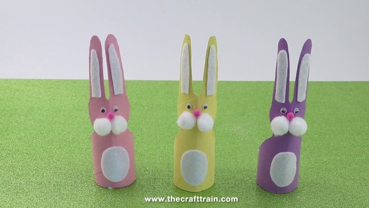 Paper Roll Easter Bunnies