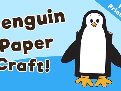 Penguin Toilet Paper Roll Craft