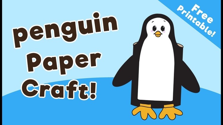 Penguin Toilet Paper Roll Craft