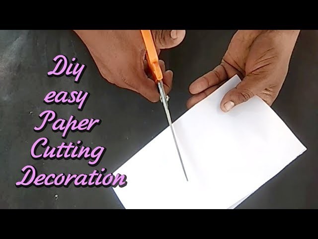 Simple Paper cutting Design easy DIY