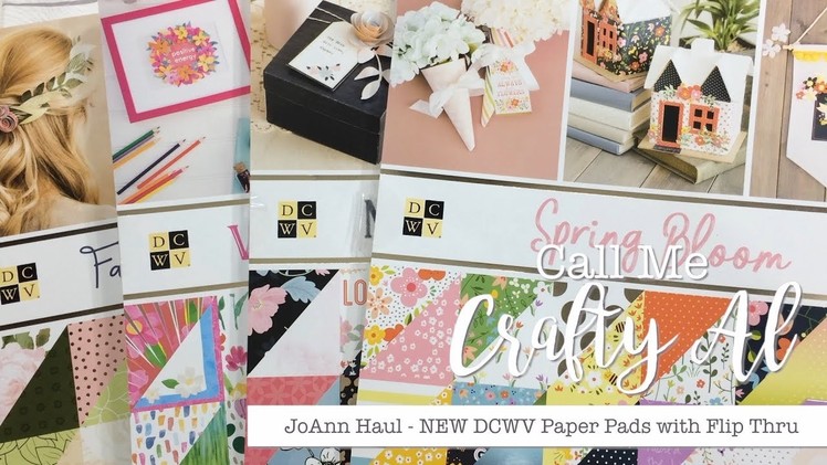 Small JoAnn Haul - NEW DCWV Paper Stacks with Flip Thru