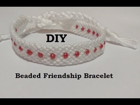 Adding Beads to Friendship Bracelets Tutorial