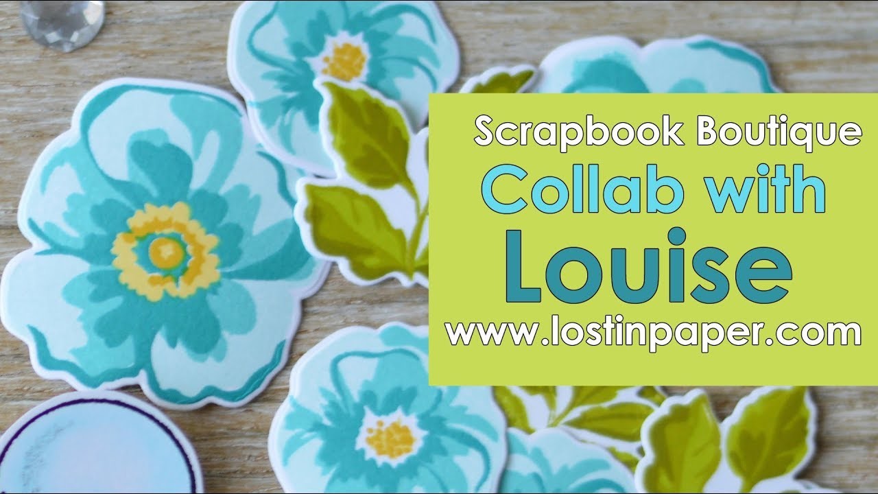 Altenew - Flower Arrangement Collaboration with Louise at Scrapbook Boutique! Part 1