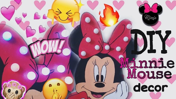 DIY Minnie Mouse light\ room decor you might like| RoxyDIY