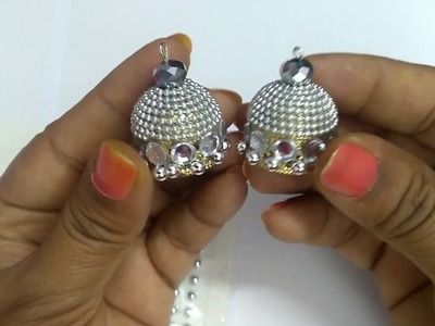 DIY silver jhumka with cost price