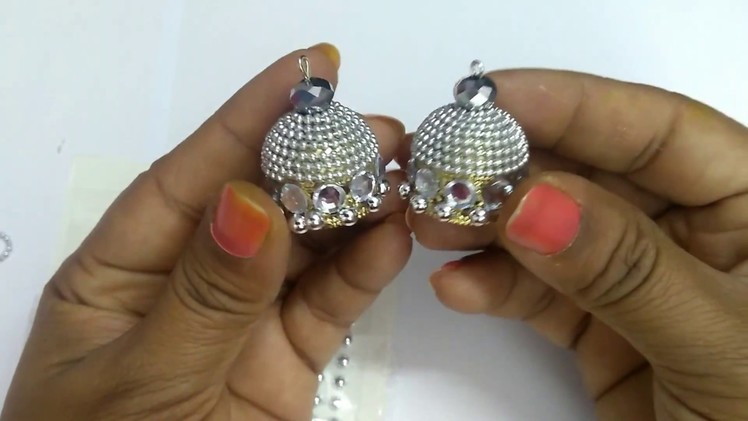 DIY silver jhumka with cost price