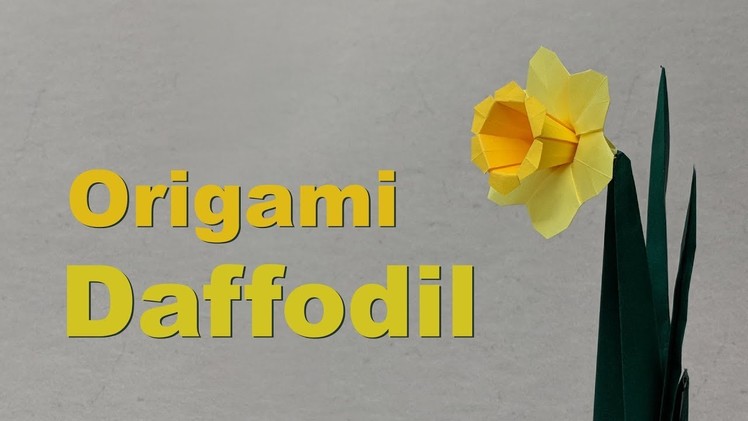 Easter Origami Tutorial: Daffodil. Narcissus (Assia Brill)