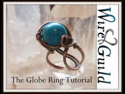 Globe Ring Wire Wrap Ring Tutorial
