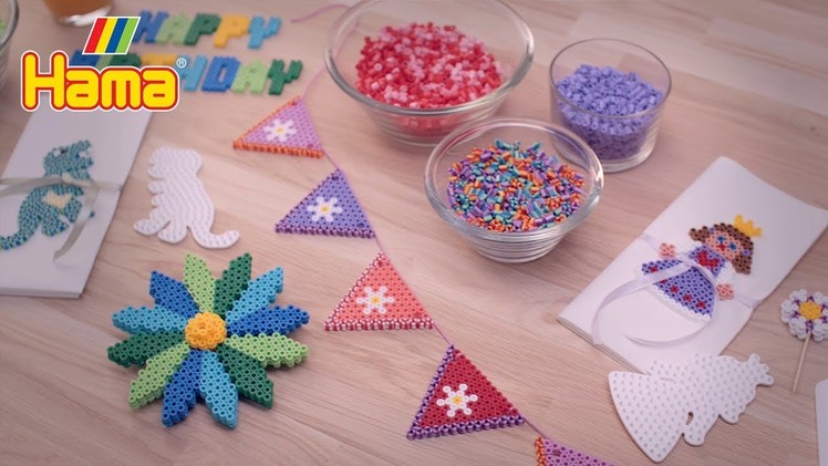 Hama beads - Birthday celebrations