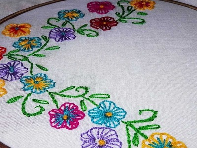 Hand embroidery | chicken stitch neck design for dress| Blouse | Shirts | Kurtis | Churidar.