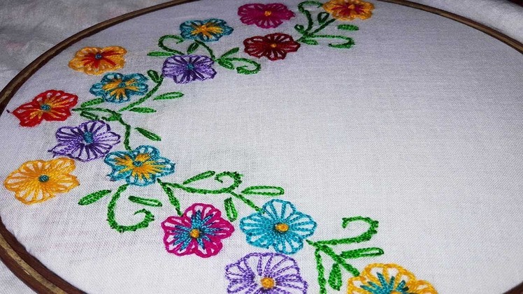 Hand embroidery | chicken stitch neck design for dress| Blouse | Shirts | Kurtis | Churidar.