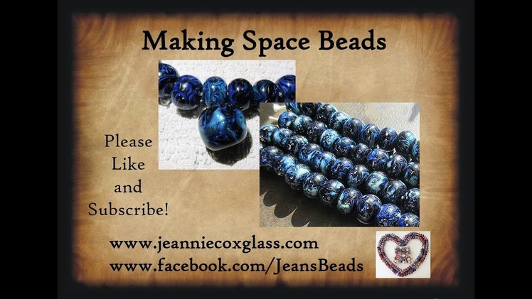 Making a Space Bead with Reduction Silver Glass by Jeannie Cox