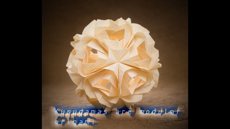 New Kusudamas are modular origami models