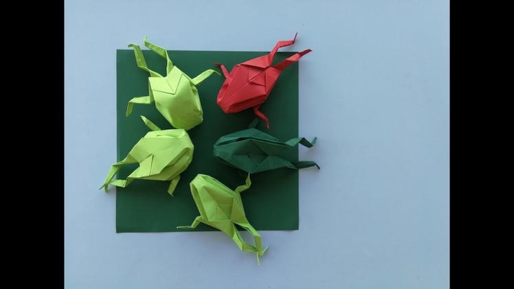 Origami Frog - Origami Kurbağa