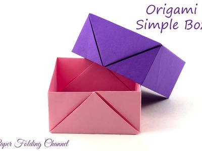 Origami Simple Box, proste pudełko.