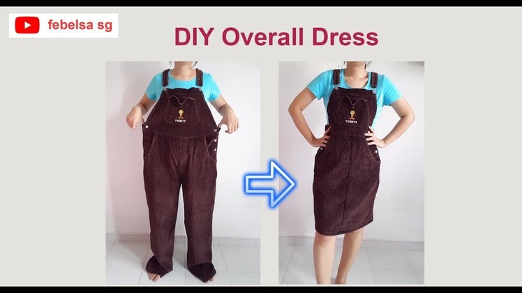 Refashion.DIY overall dress (EN sub)