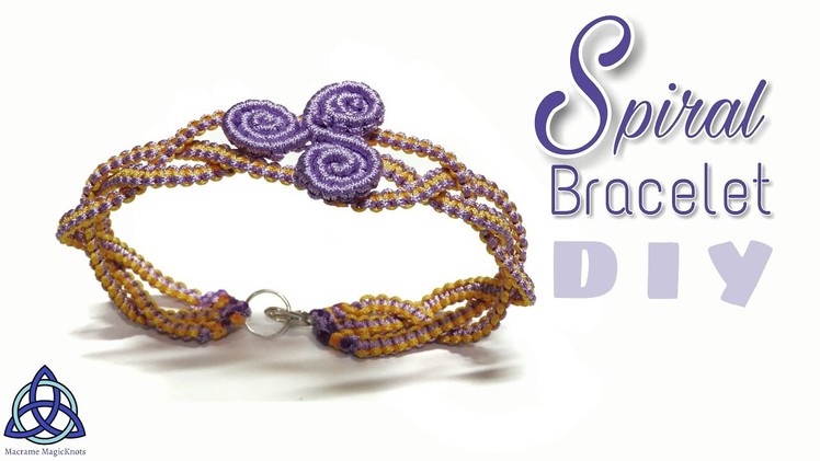 Spiral Macrame Bracelet DIY