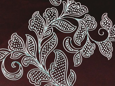 Unique Free Hand Embroidery Design On Paper