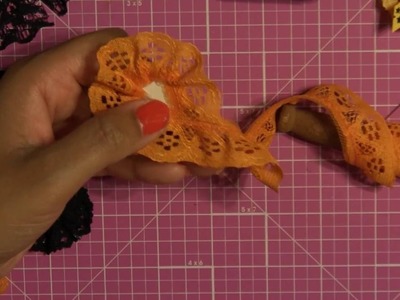 #2 Let's Make Halloween Lace Embellishments