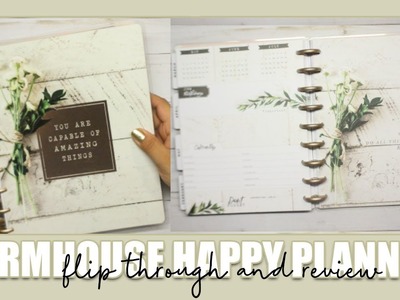 2018-2019 FarmHouse Happy Planner Flip Through and Review