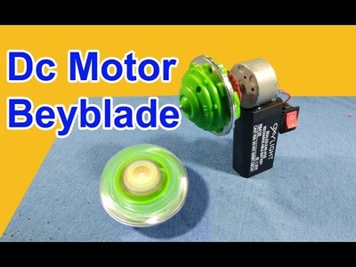 Awesome idea make a dc motor Beyblade