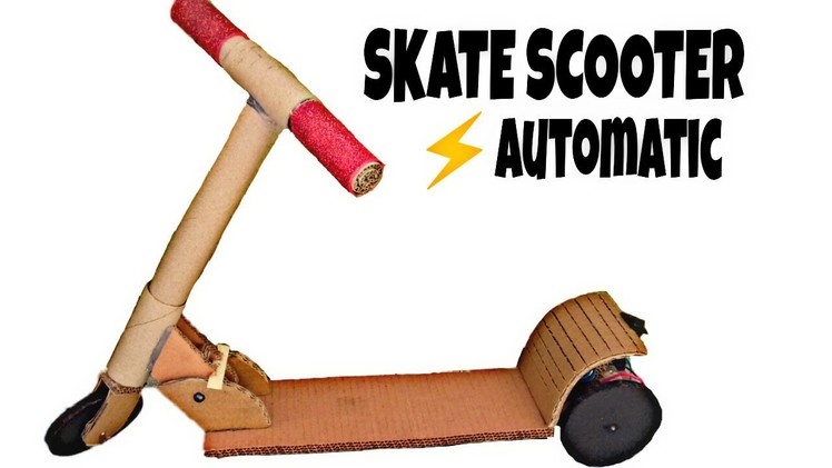 ????Awesome SKATE SCOOTY you can make at home ⚠