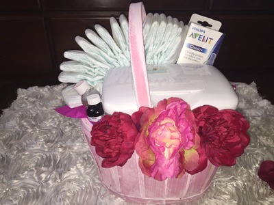 BabyShower Gift Basket ( Its A Girl)