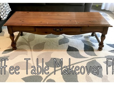 Coffee Table Makeover Fail