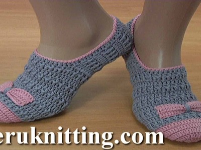 Crochet Slippers Tutorial 280