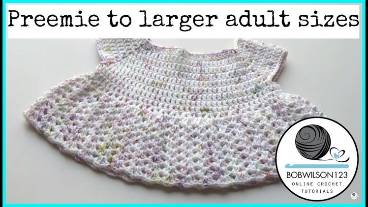 Crochet V Stitch Top.sweater.dress tutorial