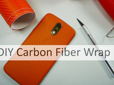 DIY Carbon Fiber Wrap Moto G4 plus